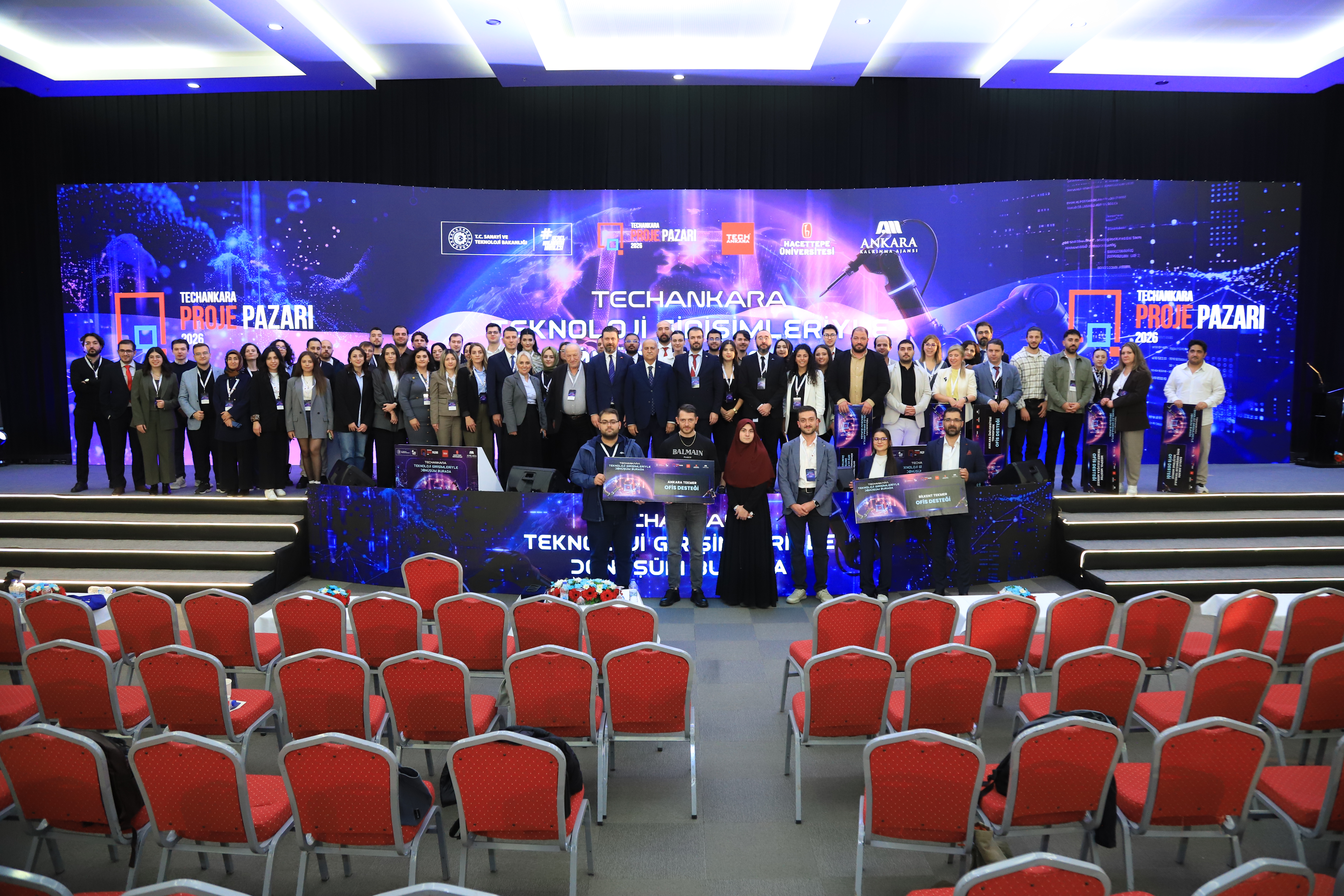 12. TechAnkara Proje Pazarı 2026 toplu fotoğrafı